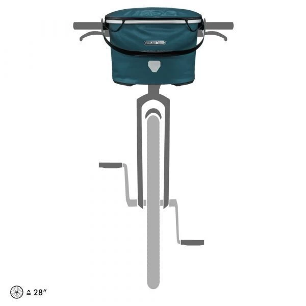 Ortlieb Up-Town City Basket - Petrol Blue - F79702 INC FREE E225 Mount 7 Ortlieb Up-Town City Basket - Petrol Blue - F79702 INC FREE E225 Mount - Image 6